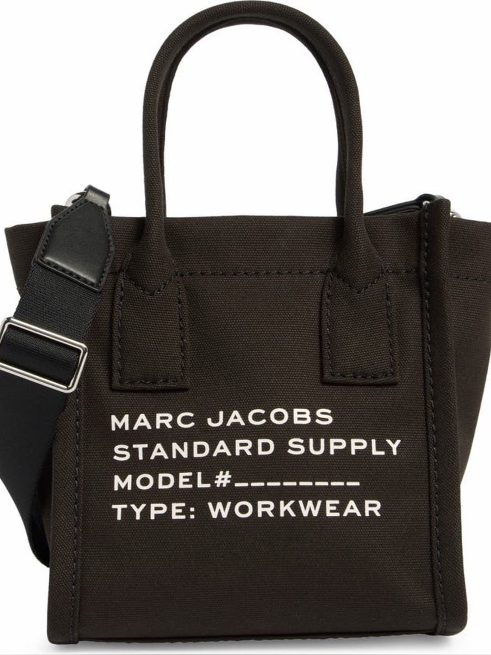 Marc Jacobs Standard Supply Canvas Tote Crossbody Strap Medium NWT